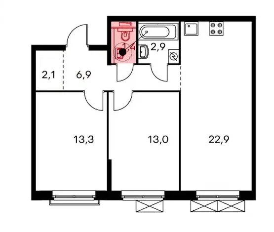 Foto: im Stil , Wohnung, Renovierung in der Praxis, Panelhaus, 3 Zimmer, 60-90 m² – Fotos auf unserer Website