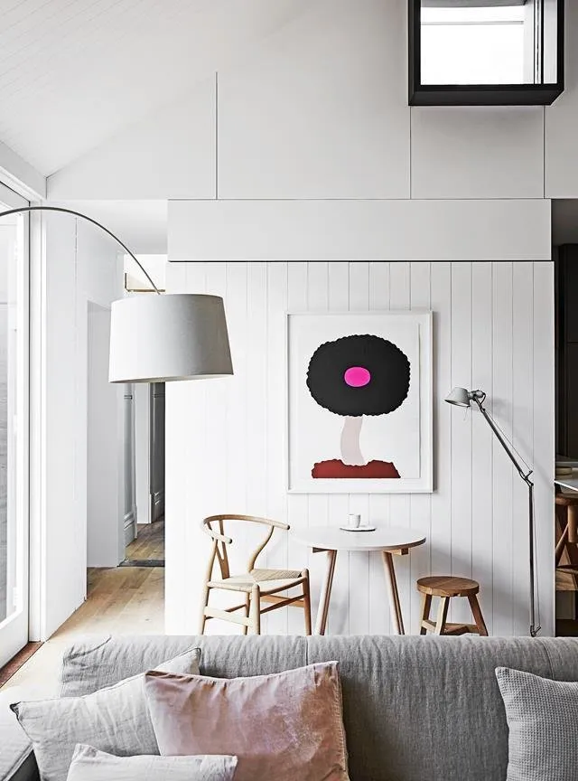 照片：北欧风格客厅，现代、装饰与DIY，房屋，白色，极简主义，米色，灰色，生态 – 网站上的照片