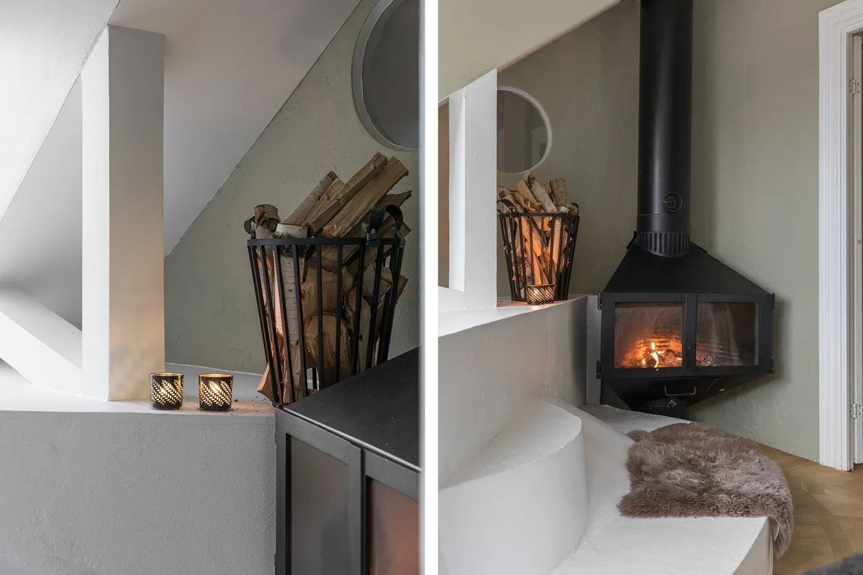 Foto: estilo escandinavo, ecléctico, decoración de interiores, apartamento, Suecia, Estocolmo, 4 habitaciones o más, más de 90 metros cuadrados – fotos en nuestro sitio web