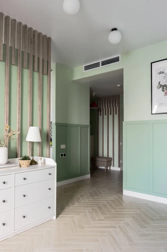 Foto: Vestíbulo estilo Moderno, Escandinavo, Apartamento, Proyecto de la Semana, Nizhni Novgorod, 2 habitaciones, 40-60 metros, Bilbao Design, Salvadora Konkova – foto en nuestro sitio web