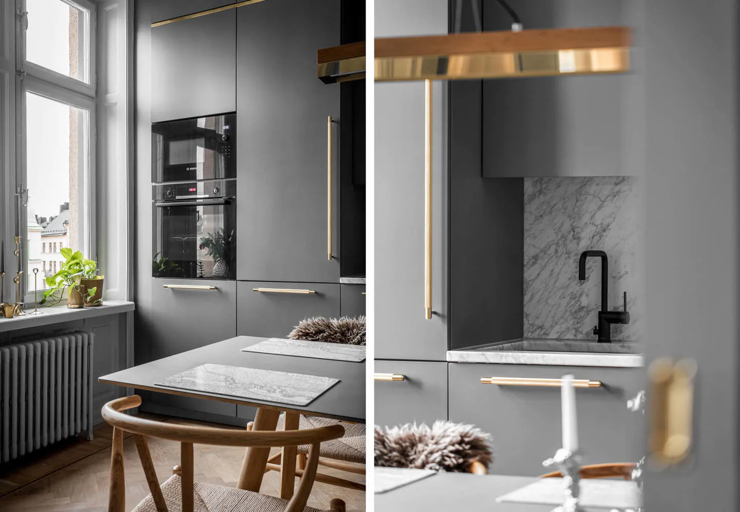 Фотографія: В стилі Класичний, Скандинавський, Декор інтер’єру, Швеція, Бежевий, Стокгольм, Сірий, 3 кімнати, 60-90 метрів – фото на нашому сайті