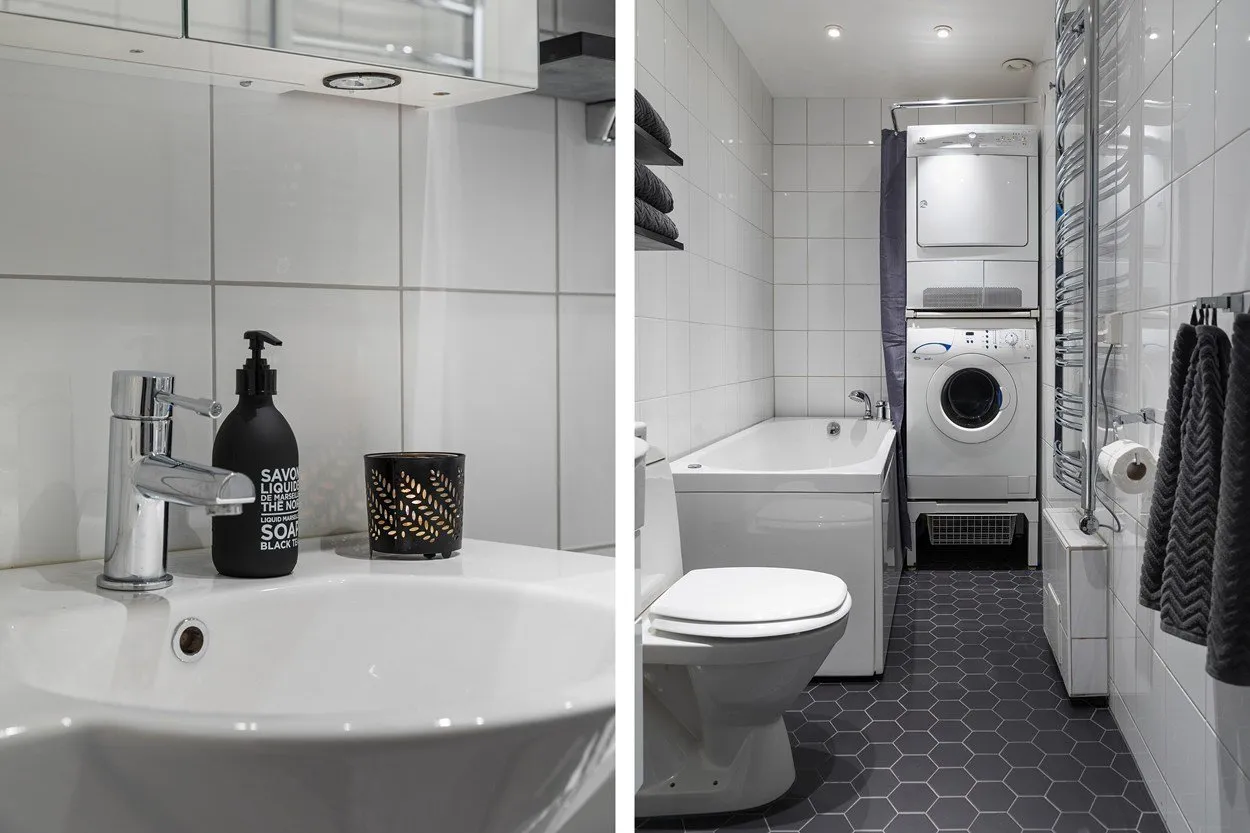 Foto: estilo escandinavo, ecléctico, decoración de interiores, apartamento, Suecia, Estocolmo, 4 habitaciones o más, más de 90 metros cuadrados – fotos en nuestro sitio web