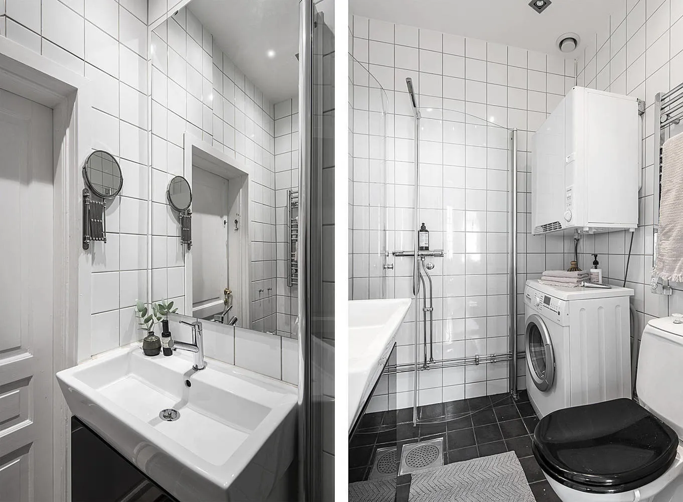 Photo: Scandinavian, Modern, Decor and DIY, Apartment, Studio, White, Minimalism, Black, up to 40 sqm – photo on our website