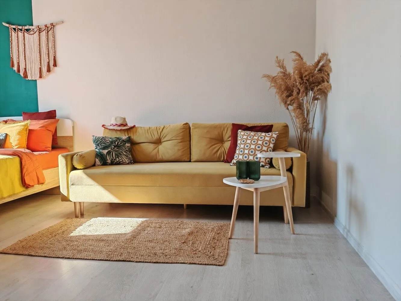 Foto: estilo moderno, apartamento pequeño, vivienda, remodelación, reforma práctica, hasta 40 metros, Gelenjik, Julia Sofronova – fotos en nuestro sitio web