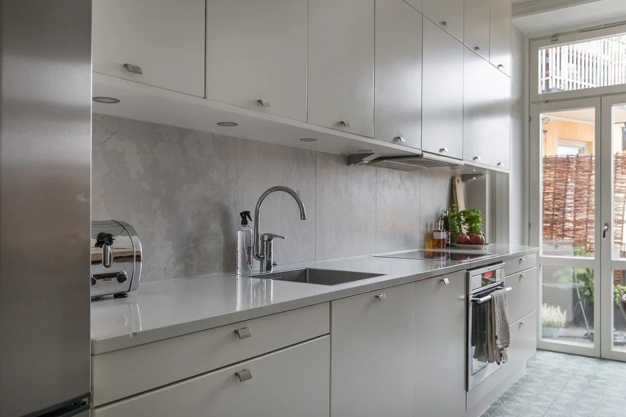 Foto: cocina y comedor en estilo moderno, escandinavo, ecléctico, decoración de interiores, apartamento, Suecia, Estocolmo, 4 habitaciones o más, más de 90 metros cuadrados – fotos en nuestro sitio web