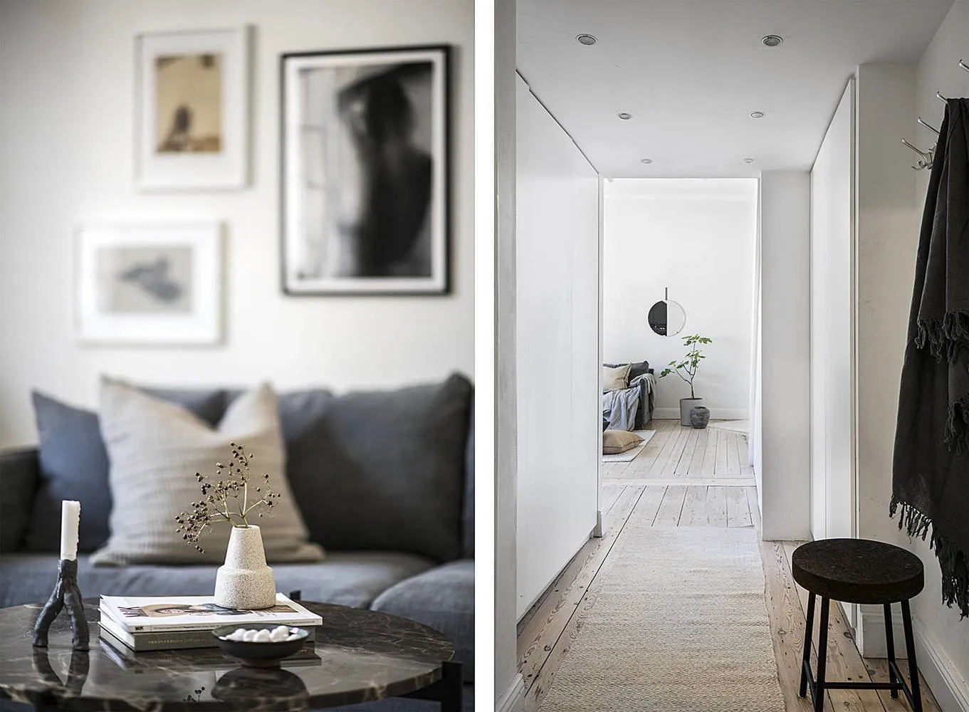 Photo: Scandinavian, Modern, Decor and DIY, Apartment, Studio, White, Minimalism, Black, up to 40 sqm – photo on our website