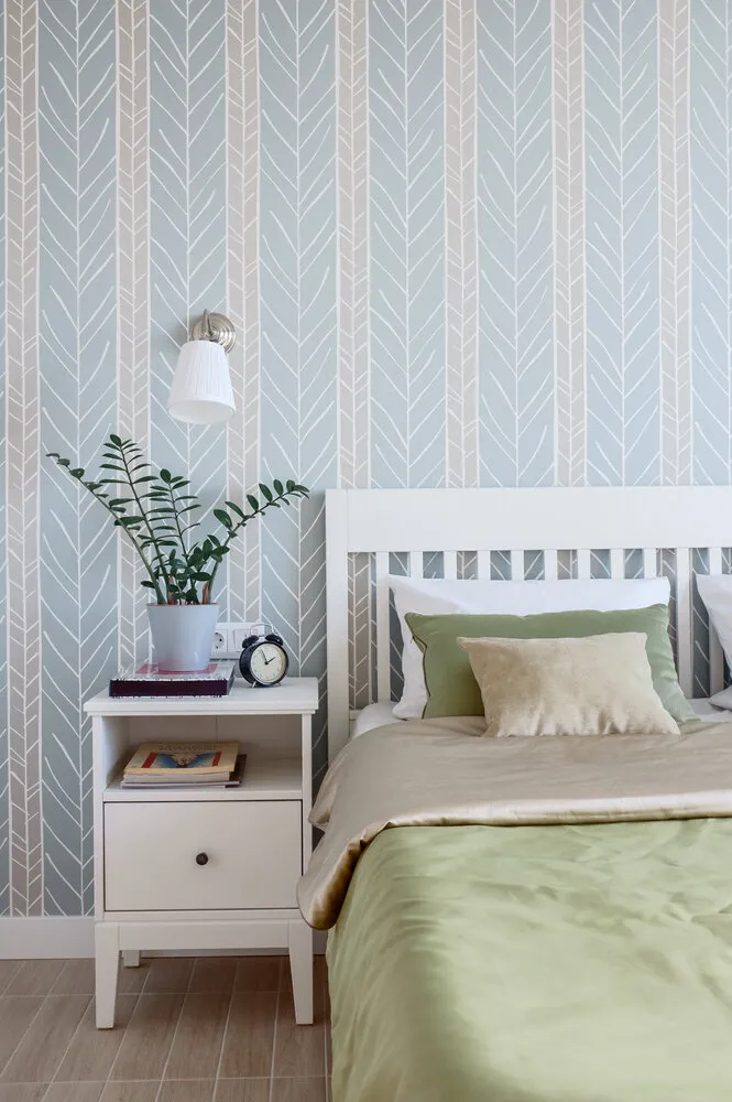 Foto: Dormitorio estilo Moderno, Escandinavo, Apartamento, Proyecto de la Semana, Nizhni Novgorod, 2 habitaciones, 40-60 metros, Bilbao Design, Salvadora Konkova – foto en nuestro sitio web