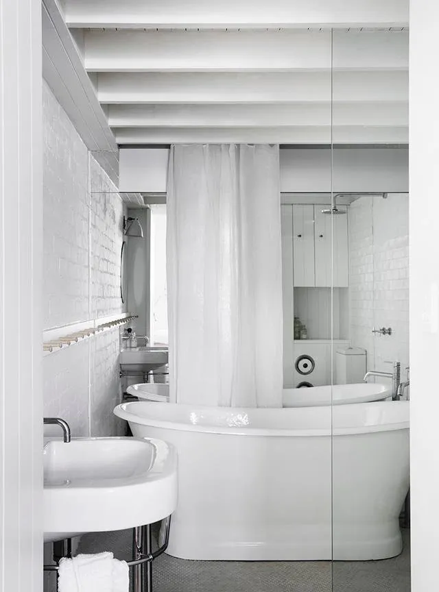 照片：北欧风格浴室，现代、装饰与DIY，房屋，白色，极简主义，米色，灰色，生态 – 网站上的照片