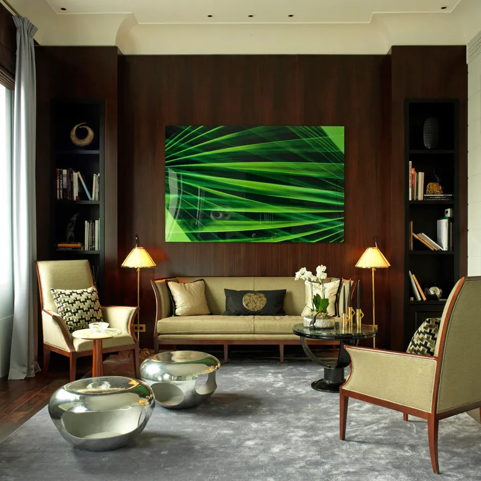 照片：折衷风格客厅，室内装饰 – 我们网站上的照片