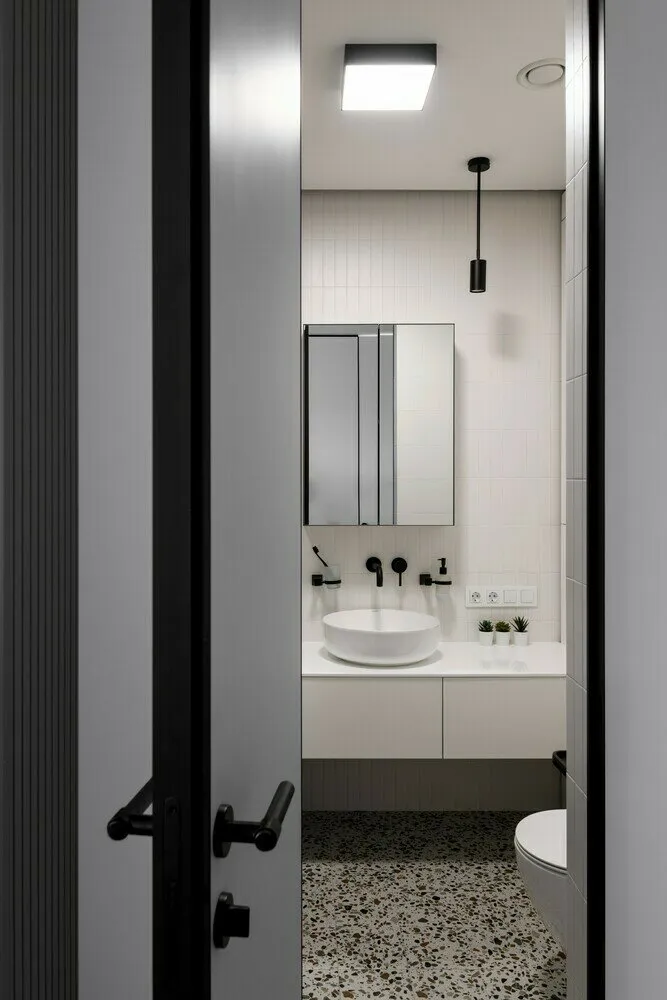 Foto: estilo moderno, Apartamento, Proyecto de la semana, Novosibirsk, 2 habitaciones, 40-60 metros, 60-90 metros, Art Twins Design, Taya Akulova, Gleb Skotnikov – fotos en nuestro sitio web