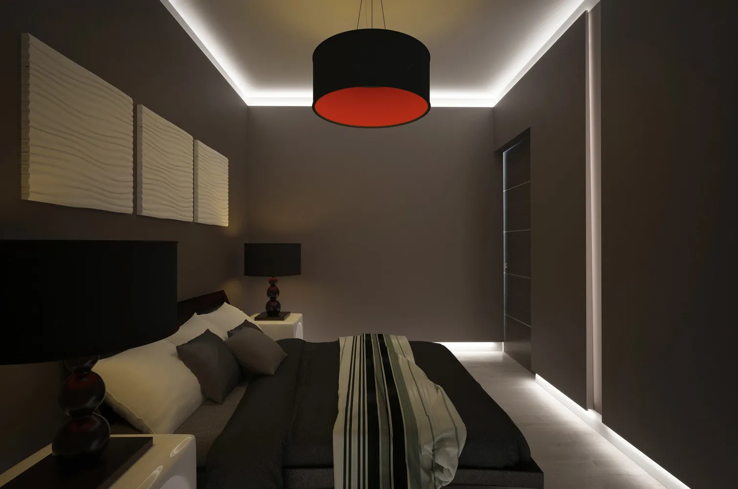 照片：现代风格卧室，Tips – 我们网站上的照片