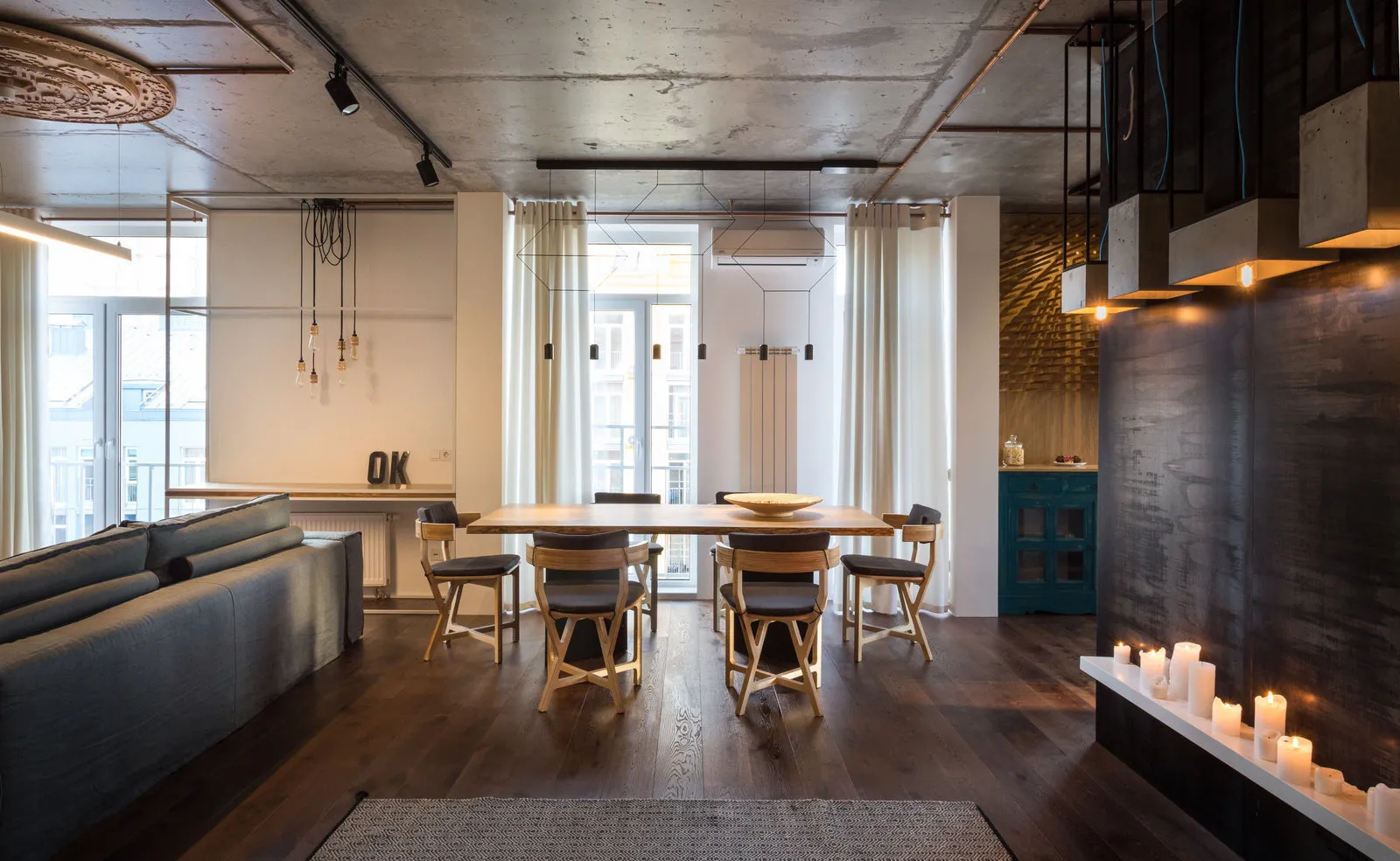 照片：折衷风格厨房和餐厅，技巧 – 我们网站上的照片