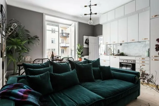 Foto: estilo nórdico, Apartamento compacto – fotos en nuestro sitio web