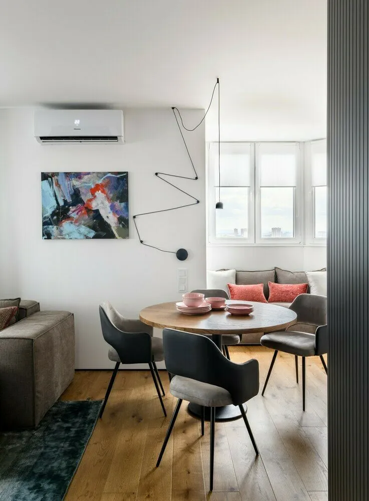 Foto: estilo moderno, Apartamento, Proyecto de la semana, Novosibirsk, 2 habitaciones, 40-60 metros, 60-90 metros, Art Twins Design, Taya Akulova, Gleb Skotnikov – fotos en nuestro sitio web