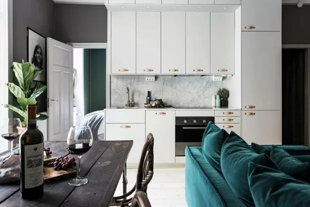 Foto: estilo nórdico, Apartamento compacto – fotos en nuestro sitio web