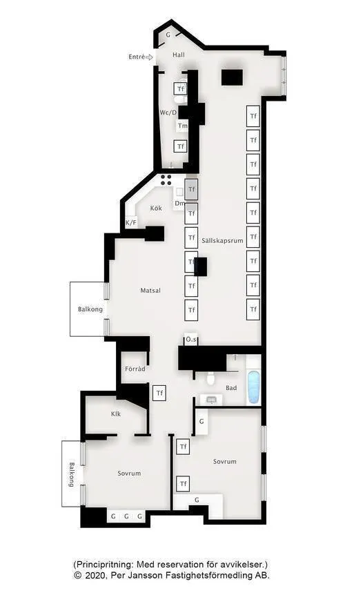 照片:平面图,北欧风格,现代,室内装饰,公寓,白色,米色,3个房间,超过90平方米 – 我们网站上的照片