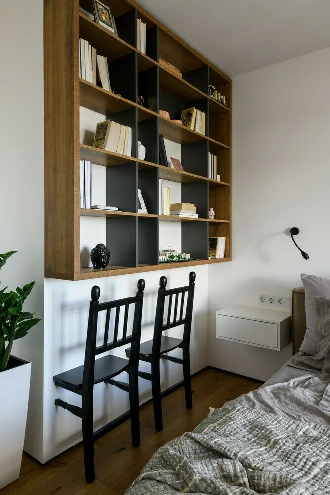 Foto: estilo moderno, Apartamento, Proyecto de la semana, Novosibirsk, 2 habitaciones, 40-60 metros, 60-90 metros, Art Twins Design, Taya Akulova, Gleb Skotnikov – fotos en nuestro sitio web