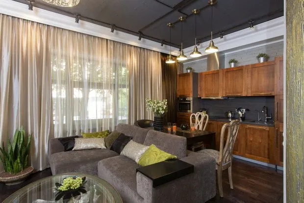 照片：折中风格厨房和餐厅，技巧 – 我们网站上的照片