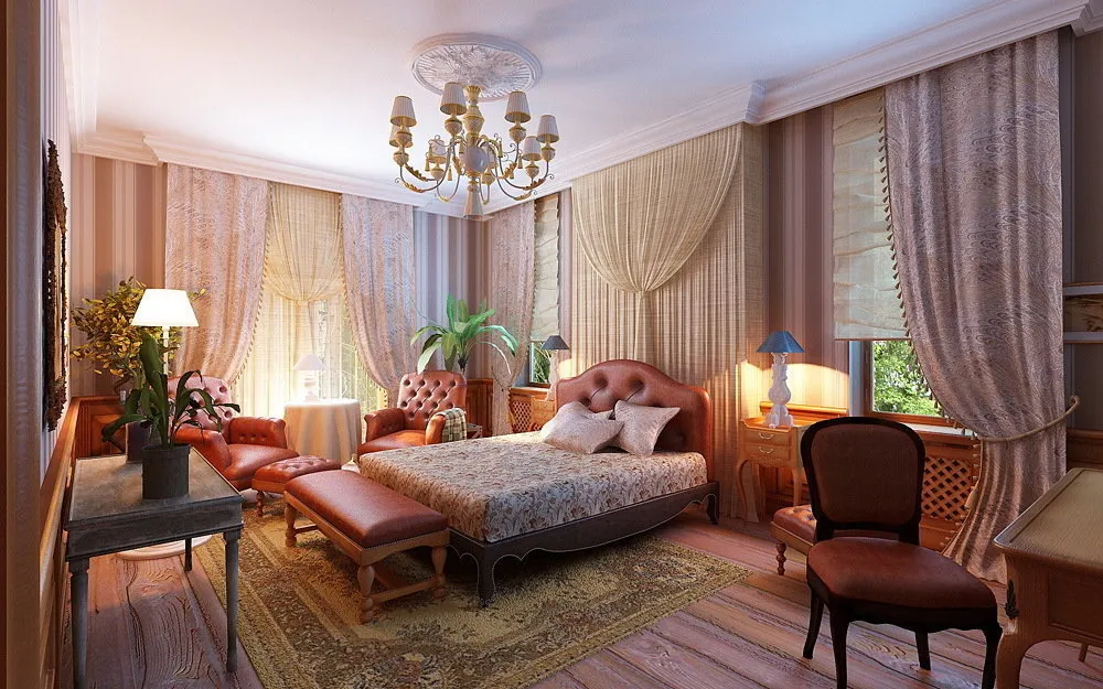 照片:经典风格卧室,房屋,建议 - 我们网站上的照片