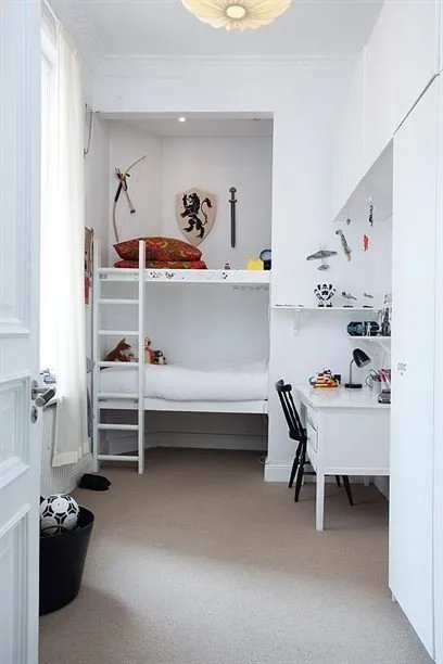 照片：斯堪的纳维亚风格儿童房，Tips – 我们网站上的照片