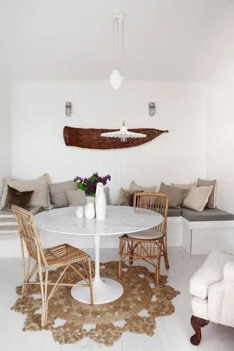 照片：北欧风格厨房和餐厅，技巧 – 我们网站上的照片