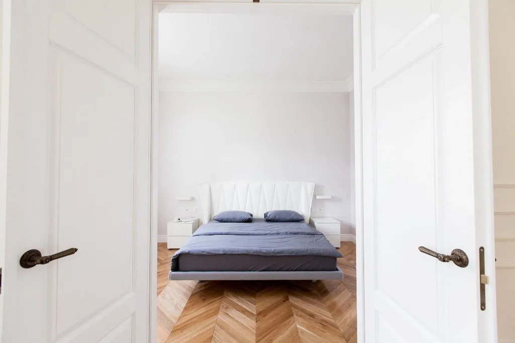 照片:极简主义风格卧室,房屋,建议 - 我们网站上的照片