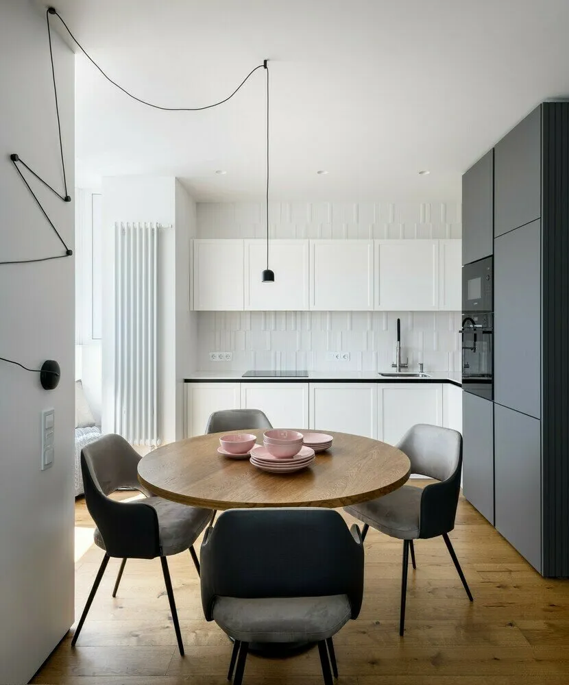 Foto: estilo moderno, Apartamento, Proyecto de la semana, Novosibirsk, 2 habitaciones, 40-60 metros, 60-90 metros, Art Twins Design, Taya Akulova, Gleb Skotnikov – fotos en nuestro sitio web