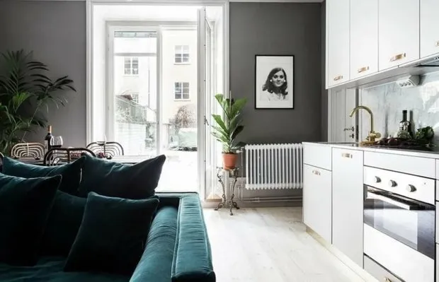 Foto: estilo nórdico, Apartamento compacto – fotos en nuestro sitio web