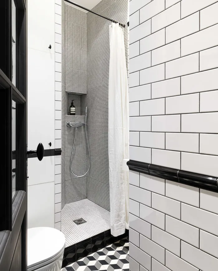 Photo: Bathroom in Scandinavian style, Interior decor, Apartment – photo on our website