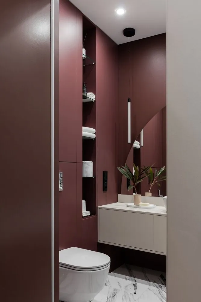 Foto: Baño en estilo Moderno, Decoración de interiores, Apartamento, Proyecto de la semana, San Petersburgo, 2 habitaciones, 60-90 metros, Silva Gonian Design, Silva Gonian – fotos en nuestro sitio web