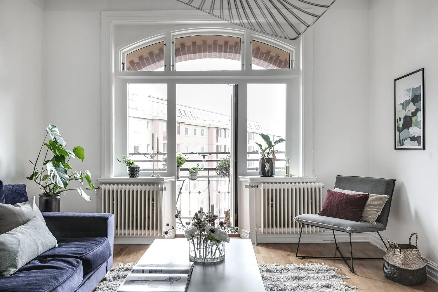 照片:瑞典哥德堡的北欧风格客厅,室内装饰,公寓,2室 – 我们网站上的照片