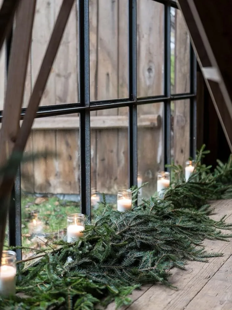 Photo: In style, Interior decoration, House, Sweden, Scandinavian interior, Christmas decor, New Year's decor, how to decorate an interior for the new year – photo on our website