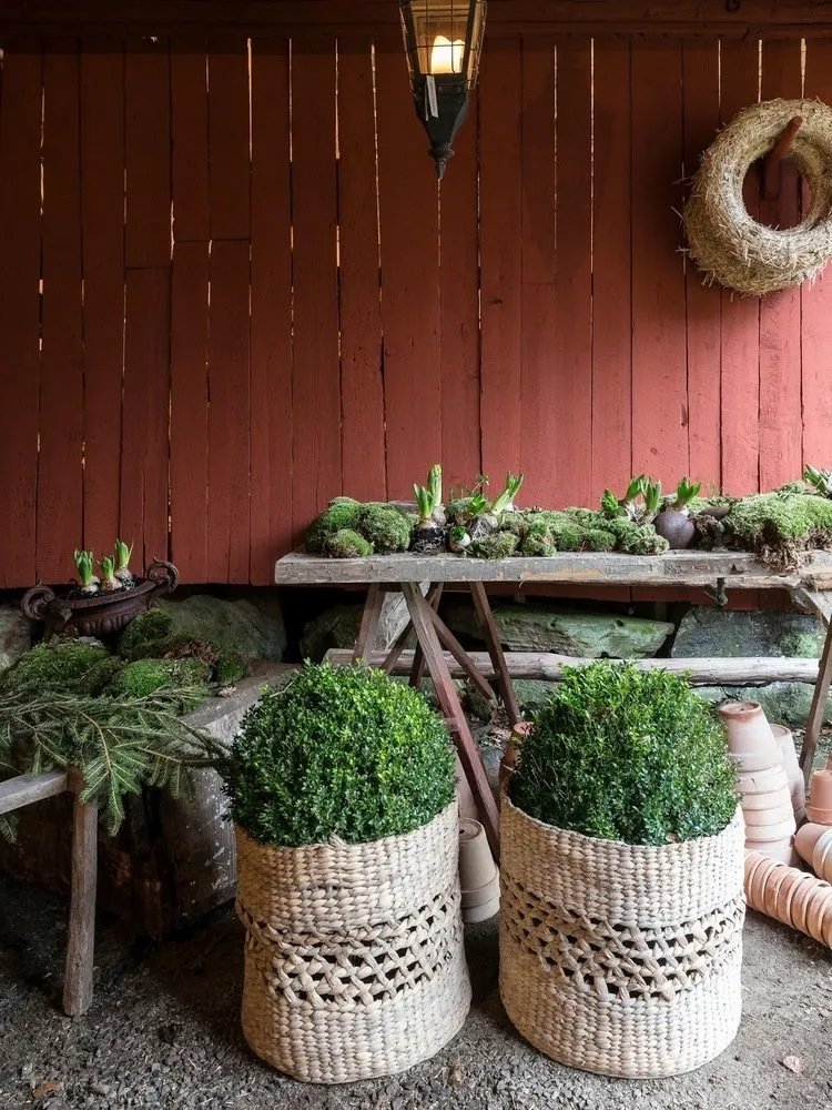 Photo: In style, Interior decoration, House, Sweden, Scandinavian interior, Christmas decor, New Year's decor, how to decorate an interior for the new year – photo on our website