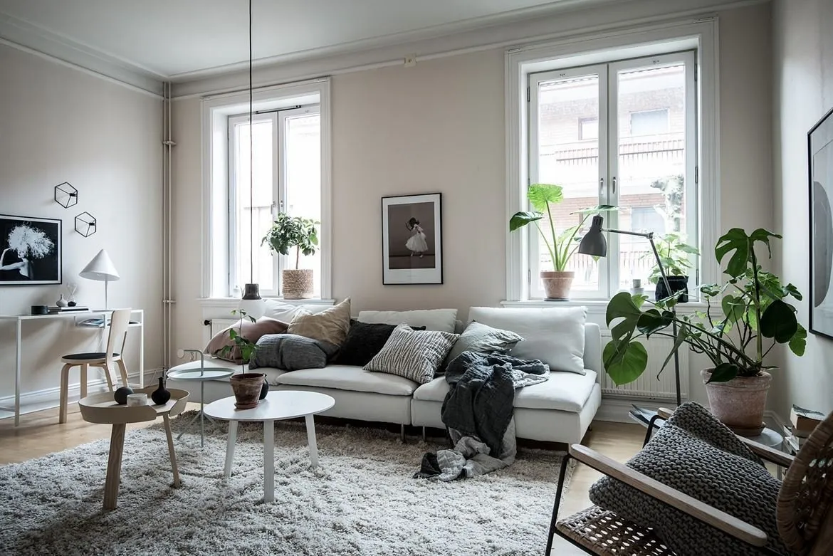 Фотография: Гостиная в стиле Скандинавский, Советы – фото на нашем сайте