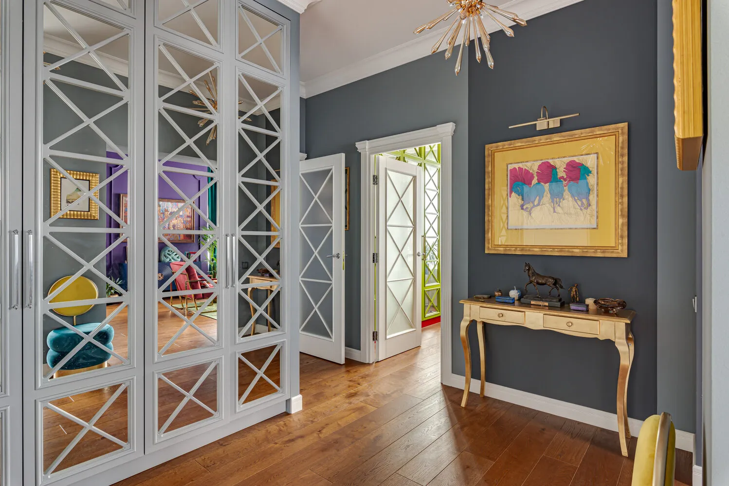 Foto: Vestíbulo en estilo ecléctico, Apartamento, Proyecto de la Semana, Moscú, 3 habitaciones, 60-90 m², Legkocom, Irina Volchenko – foto en nuestro sitio web