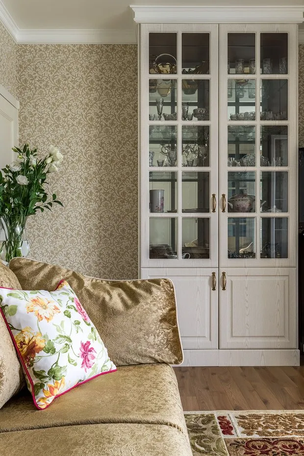 Foto: Sala de estar en estilo Clásico, Apartamento pequeño – foto en nuestro sitio web