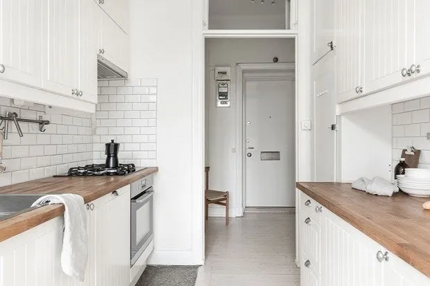 照片:北欧厨房与餐厅、室内装饰、公寓 – 我们网站上的照片