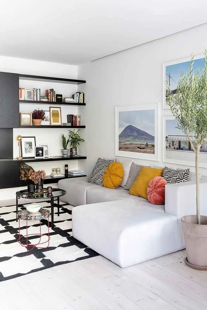 照片:北欧风格卧室,现代风格室内装饰,公寓——我们网站上的照片