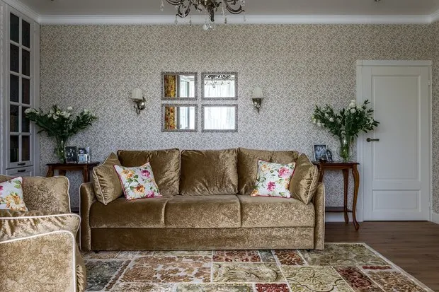 Foto: Sala de estar en estilo Clásico, Apartamento pequeño – foto en nuestro sitio web