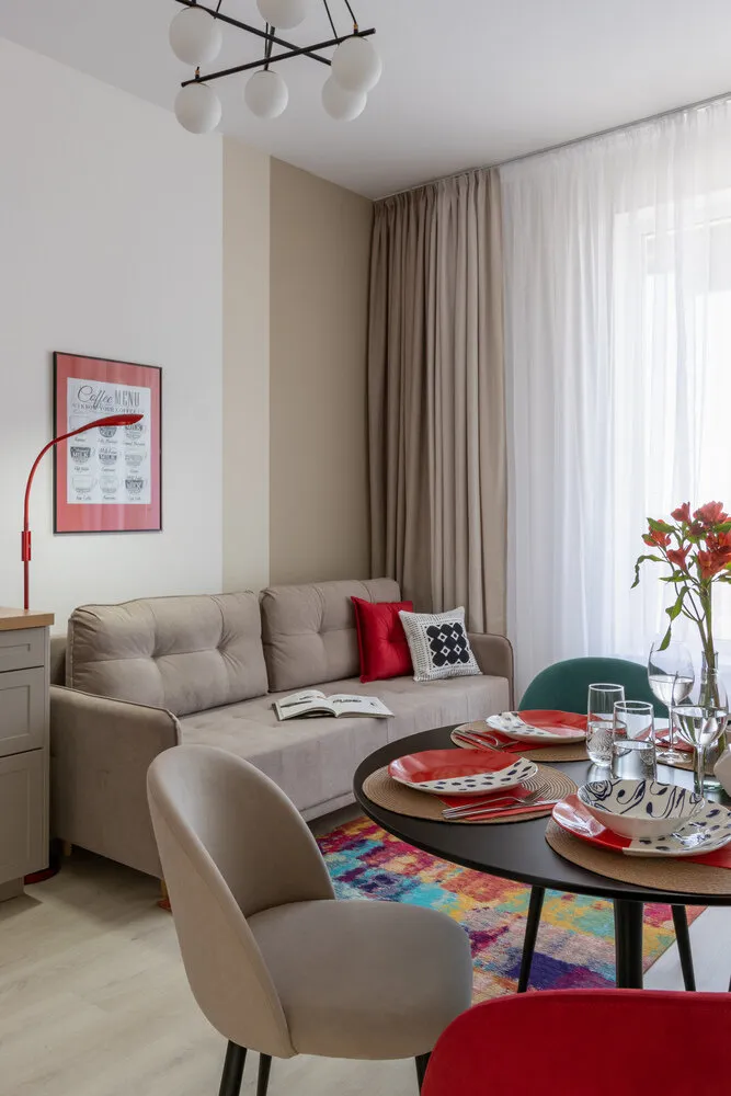 Foto: estilo , Apartamento, Estudio, Proyecto de la Semana, apartamento-estudio, espacios pequeños, hasta 40 metros, espacios pequeños – fotos en nuestro sitio web