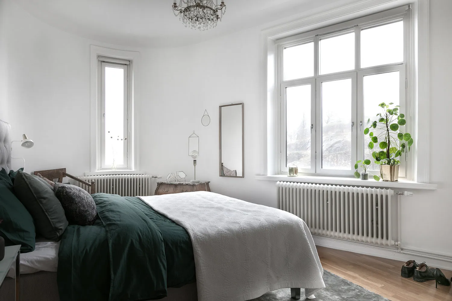 照片:瑞典哥德堡的北欧风格卧室,室内装饰,公寓,2室 – 我们网站上的照片