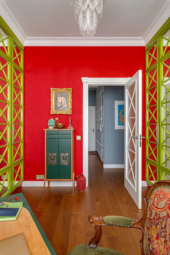 Фотография: Кабинет в стиле Эклектика, Квартира, Проект недели, Москва, 3 комнаты, 60-90 метров, Legkocom, Ирина Волченко – фото на нашем сайте