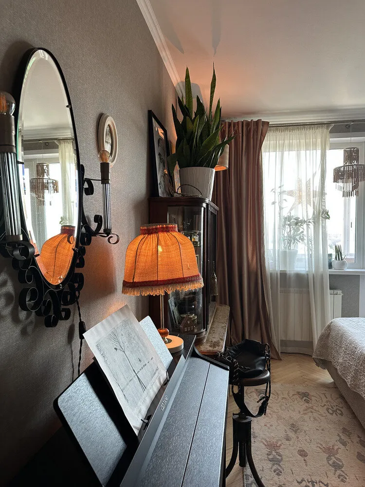 Фотографія: в стилі, Квартира, Проект дня, Москва, П-44, Панельний будинок, 2 кімнати, 40-60 метрів, Вінтажний – фото на нашому сайті