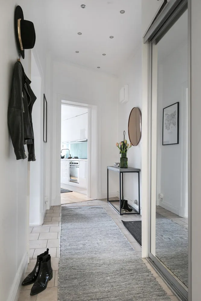照片:瑞典哥德堡的北欧风格过道,室内装饰,公寓,2室 – 我们网站上的照片