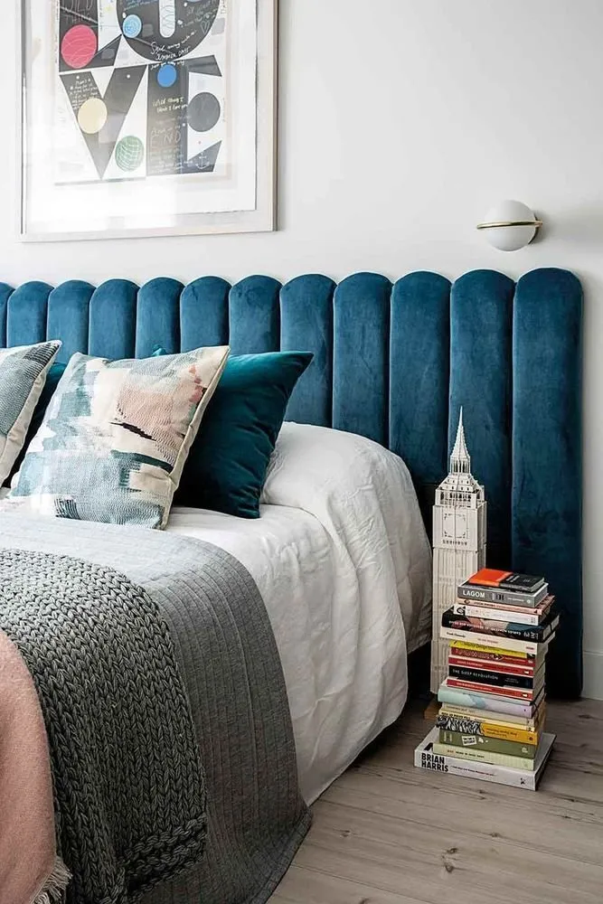 照片:北欧风格卧室,现代风格室内装饰,公寓——我们网站上的照片