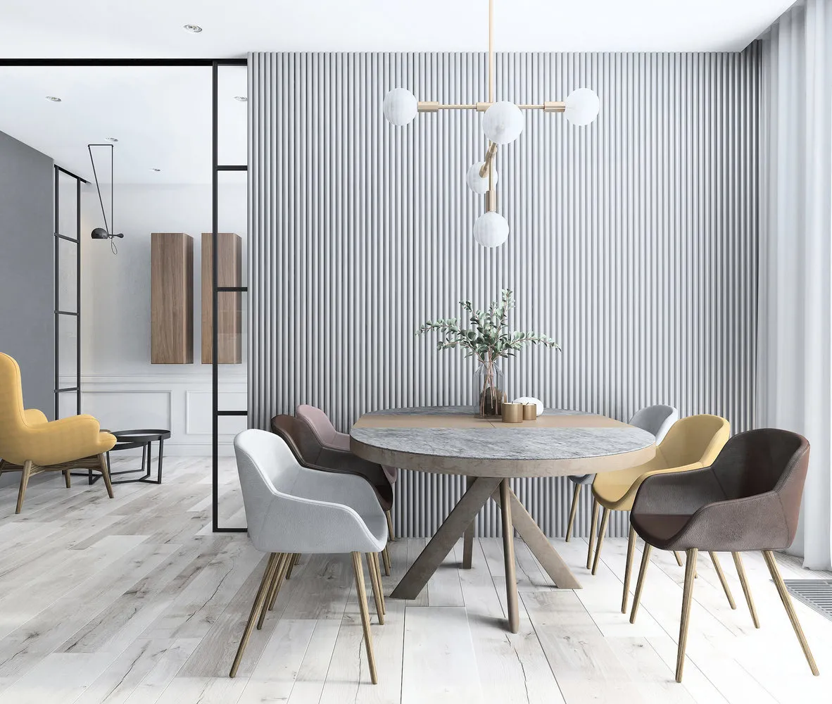 Foto: Küche und Esszimmer im Modern-Stil, Tipps, Renovierung in der Praxis – Fotos auf unserer Website