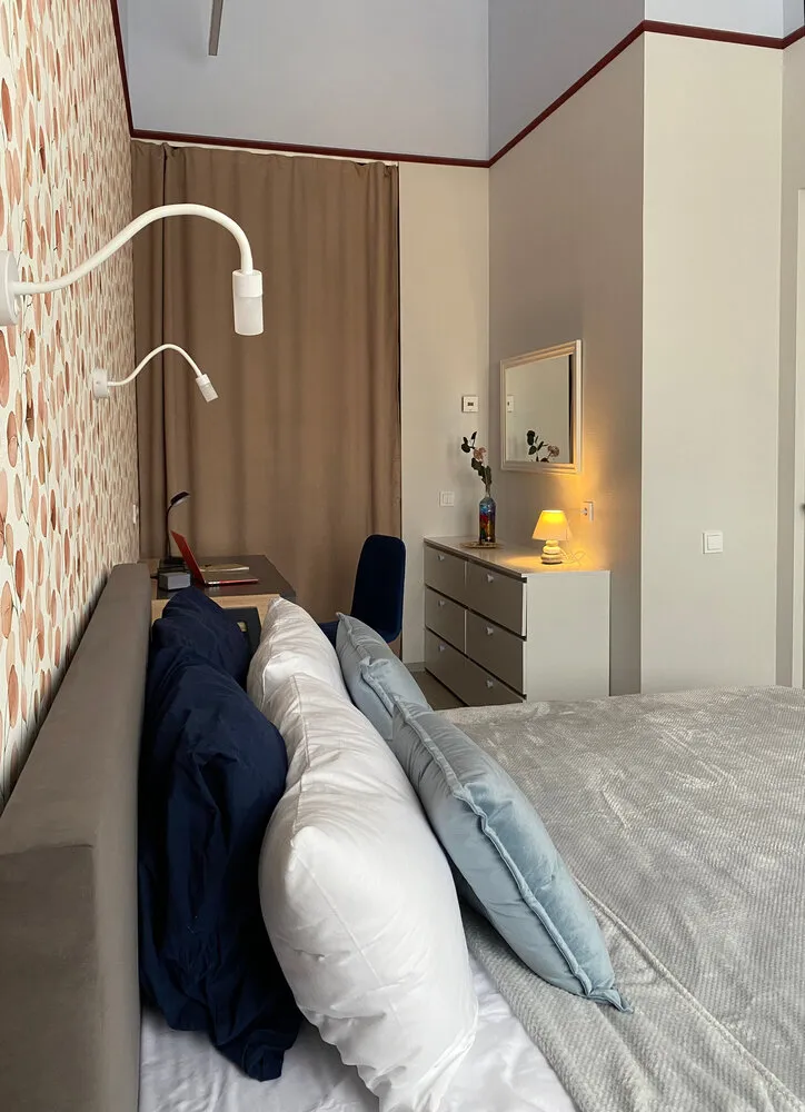 Foto: estilo escandinavo, vivienda pequeña, apartamento, proyecto del día, San Petersburgo, Pushkin, 1 habitación, 40-60 metros, Ekaterina Bezyazychnaya – fotos en nuestro sitio web