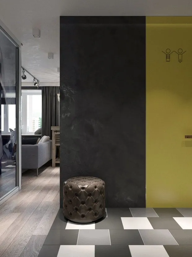 Foto: Vestibulo en estilo Loft, Replanificación – foto en nuestro sitio web