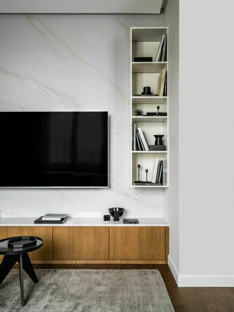 Foto: Sala de estar en estilo moderno, Proyecto de la Semana, 4 o más habitaciones, Más de 90 metros cuadrados – fotos en nuestro sitio web