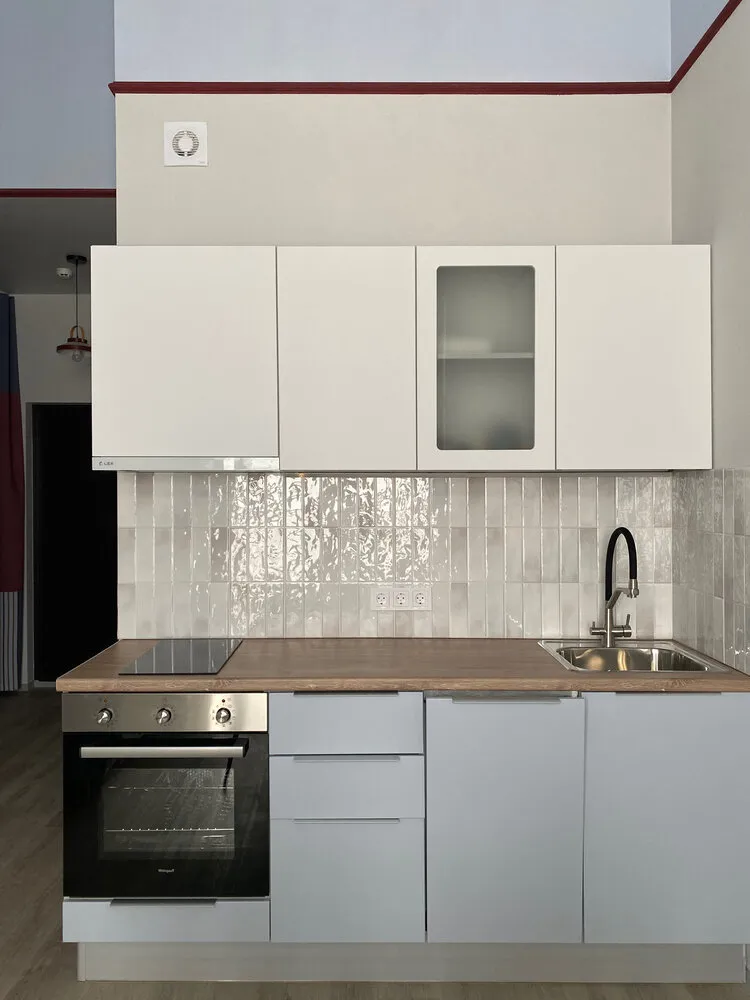 Foto: estilo escandinavo, vivienda pequeña, apartamento, proyecto del día, San Petersburgo, Pushkin, 1 habitación, 40-60 metros, Ekaterina Bezyazychnaya – fotos en nuestro sitio web